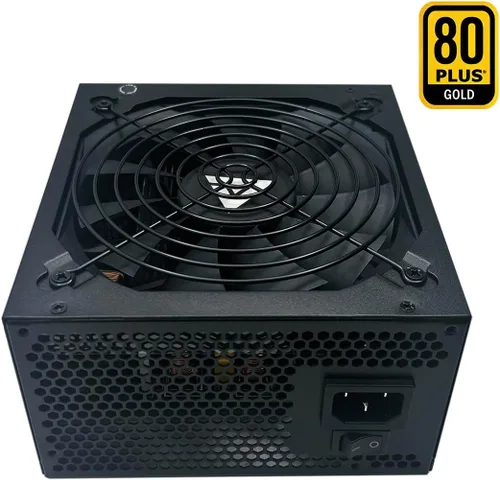 Miniatura 3 de Apevia ATX-PR600W Prestige 600W 80+ Gold Certificado, Cumplimiento RoHS, Fuente de alimentación ATX para juegos con PFC activo