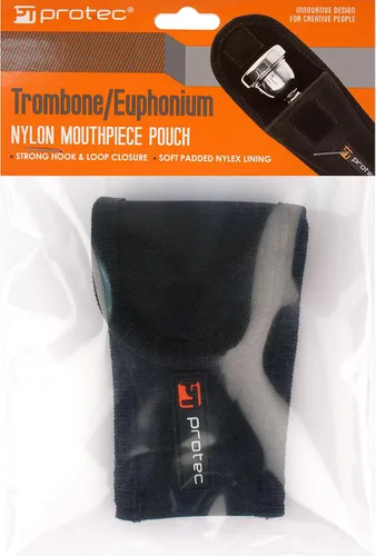Miniatura 7 de Protec Boquilla de trombón/eufonio bolsa acolchada de nailon con cierre seguro de gancho y bucle, modelo A204