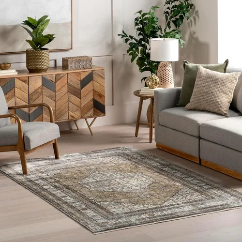 Miniatura 13 de nuLOOM Alfombra de interior con borlas de alto rendimiento, tejida a máquina, fácil de limpiar, duradera, sin deshilachado, 9 x 12 pies, Charvi