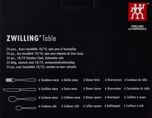 Miniatura 3 de Zwilling Juego de 24 cubiertos de mesa Artic