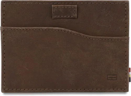 Miniatura 2 de GARZINI Portatarjetas delgado, cartera compacta para hombres, billetera RFID minimalista, cartera de cuero para 7 tarjetas, 08 Marrón cepillado