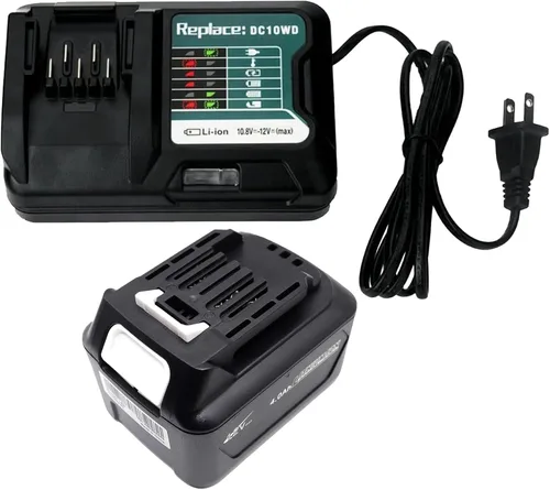 Miniatura 9 de WeideBATT® Paquete de 2 baterías BL1021B de 12 V 2000 mAh y cargador DC10WD para BL1016 BL1015 BL1020B BL1041B para Makita Tool DF031D DF0331D
