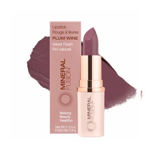 Miniatura 12 de Mineral Fusion Lápiz labial de larga duración, color de labios vívido y sin manchas con aceite de aguacate, manteca de semilla de cacao, libre