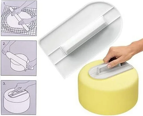 Miniatura 2 de AKOAK 2 PCS Fondant herramienta alisar pastel decorar más suave pulidor 5.7 x 3.1 in