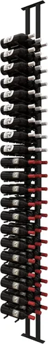 Miniatura 10 de Ultra Wine Racks - Estantería para Vinos de Montaje de Piso a Techo (1 Lado, Profundidad Simple, Negro, Capacidad para 21 Botellas de Vino)