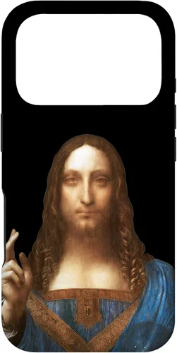 Miniatura 29 de Funda para iPhone 12 Pro Max Leonardo da Vinci - Salvator Mundi (salvador del mundo)