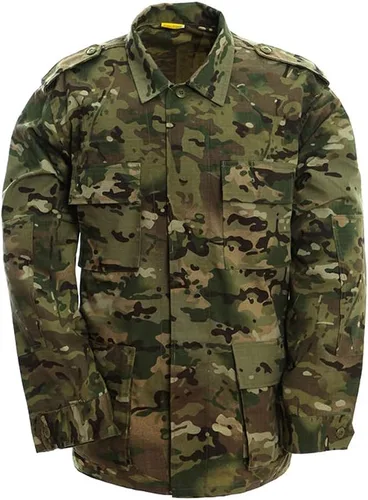 Miniatura 2 de LANBAOSI Conjunto de uniforme táctico de combate BDU para hombre, camisa militar, chaqueta y pantalones