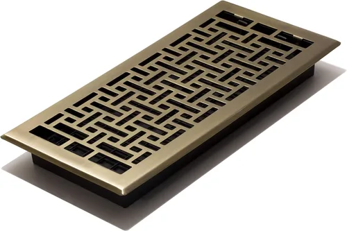 Miniatura 28 de Decor Grates Registro de suelo oriental AJH412-RB, 4 x 12 pulgadas, acabado de bronce frotado bronce (Rubbed Bronze Finish)