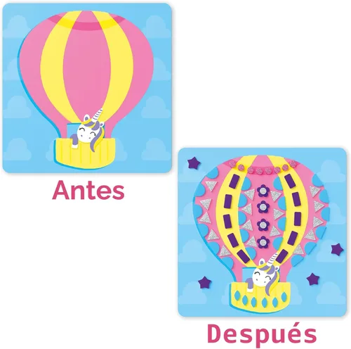 Miniatura 5 de Skillmatics Actividad artística de calcomanías de espuma – Unicornios y princesas, diversión sin desorden para niños, más de 800 calcomanías