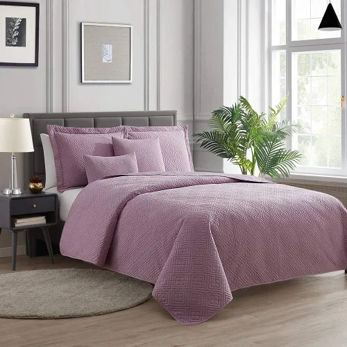 Miniatura 5 de Clara Clark Quilts Tamaño Twin - Juego de Cubrecama Colcha para Todas las Estaciones, Tejido Pinsonic Juego de Ropa de Cama Ligera - Juego