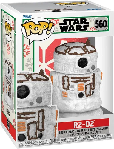 Miniatura 2 de Funko Pop Star Wars Holiday: R2-D2 Snowman - Figura de vinilo coleccionable - Idea de regalo - Producto oficial - Juguetes para niños y adultos