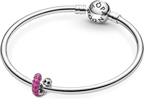 Miniatura 5 de Pandora 790762C01 - Lindo dije de oruga rizada Plata esterlina Circonita cúbica