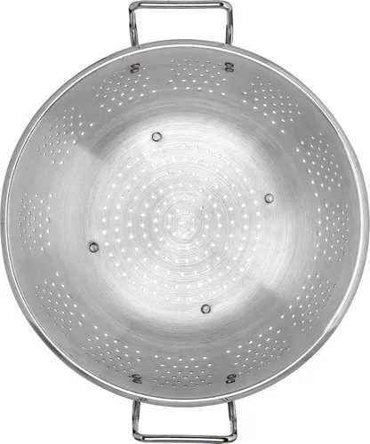 Miniatura 2 de Carlisle FoodService Colador para cocina, 60279, colador de aluminio de peso estándar de 11 cuartos de galón con asas remachadas, esenciales