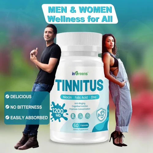 Miniatura 5 de inGreens Alivio de tinnitus para oídos zumbidos, ginkgo biloba y varias otras hierbas, vitaminas para la salud del oído, apoya la salud del oído