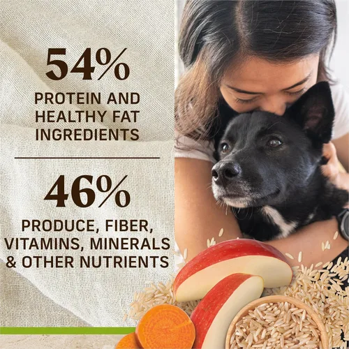 Miniatura 7 de Merrick - Alimento seco para perros con vitaminas y minerales añadidos para todas las razas, 25 libras, cordero