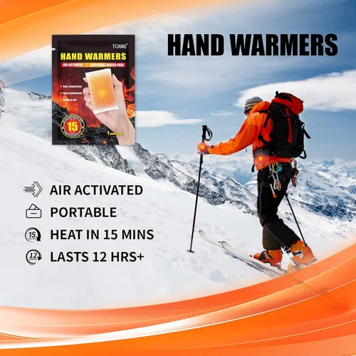 Miniatura 4 de Hand Warmers Disposable - Up to 15 Hours of Heat - 10/50/100/200 Pack Super Long Lasting Air Activated Warmers, All Natural, Portable for Body