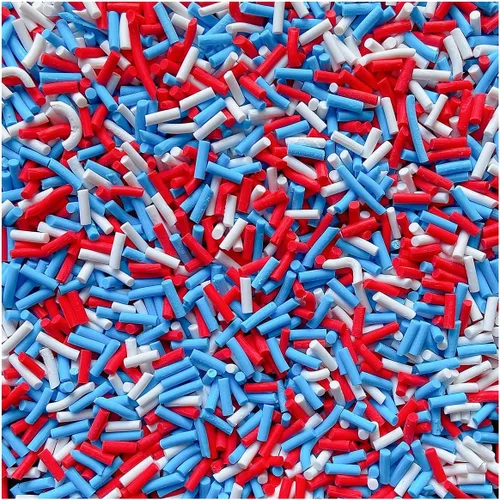 Miniatura 20 de EHOPE - Rodajas de arcilla de polímero blancas con forma de copo de nieve para decoración de uñas, manualidades DIY, pasteles, fundas para teléfono