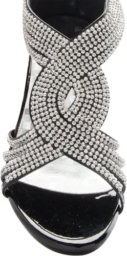 Miniatura 5 de sandalias de tacón bajo para mujer, con tiras y diamantes de imitación