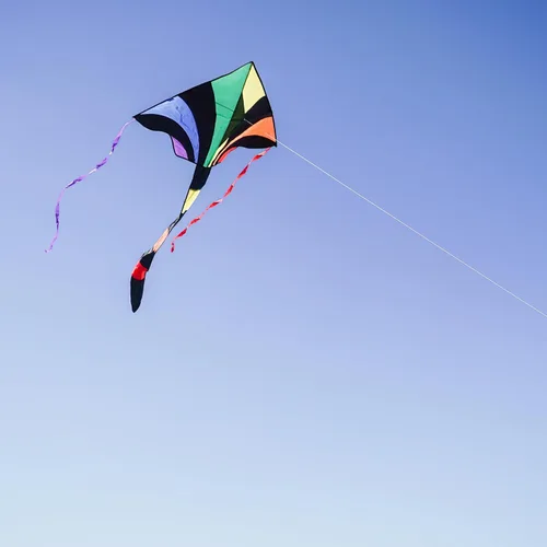 Miniatura 5 de In the Breeze 2903 Rainbow Sparkler 46 pulgadas Fly-Hi Delta Kite-Single Line