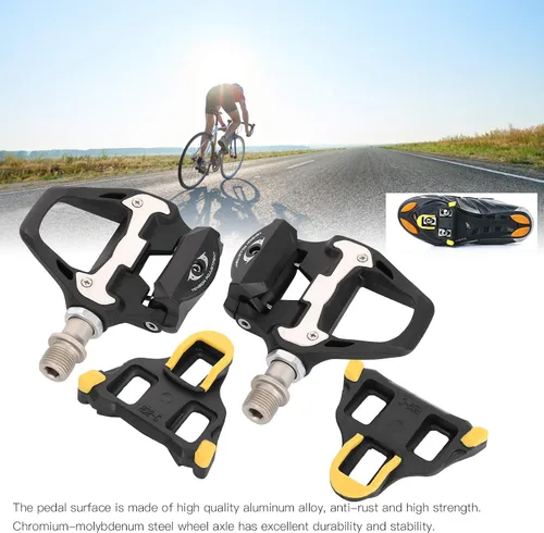 Miniatura 2 de Pedales SPD, pedales de bicicleta de carretera, pedales de bicicleta, juego de tacos de ciclismo, pedales de autobloqueo SPDSL para bicicleta
