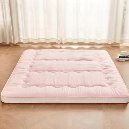 Miniatura 11 de Dr.Futon Colchón de Futón Japonés de Suelo Extra Grueso Plegable Enrollable Topper de Cama Tapete para Huésped, Tumbona y Viaje Grisoscuro
