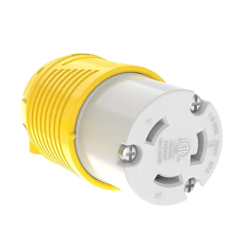 Miniatura 9 de RVGUARD extremos de cable de extensión macho y hembra, juego de enchufe y conector de repuesto de hoja recta de 15 A 125 V de servicio pesado, tipo