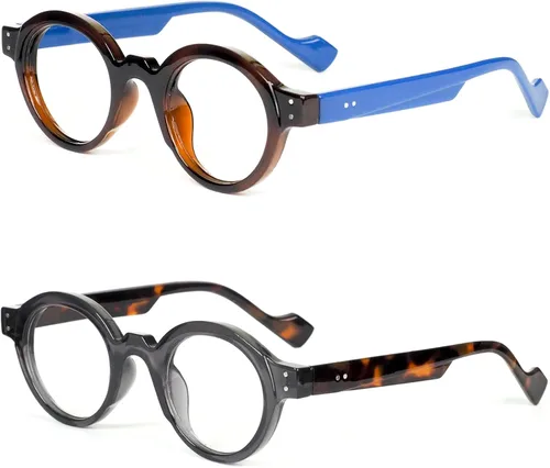 Miniatura 9 de Round Small Frame Reading Glasses for Women Readers for Men Blue Light Blocking Retro