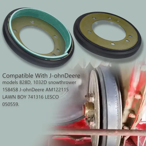 Miniatura 4 de 04743700 Kit de disco de accionamiento de tractor de césped con forro/rueda de fricción, compatible con disco de embrague de conducción Sn-apper