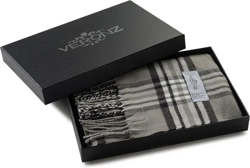 Miniatura 52 de Veronz - Bufanda clásica de invierno muy suave de aspecto lujoso y sensación de cachemira con caja de regalo
