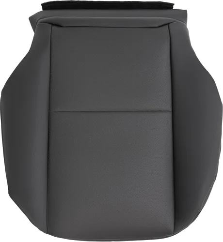 Miniatura 10 de HECASA Funda de asiento izquierdo compatible con Mercedes Benz C250 C300 C350 2008-2014 parte inferior de cuero para lado del conductor, color negro