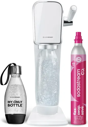Miniatura 14 de SodaStream - Máquina de agua con gas ART PAQUETE DE VALOR Sistema de CO2 CQC Incluye 2 cilindros de CO2, 2 botellas de 32 onzas líquidas aptas