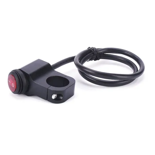 Miniatura 5 de Interruptor de control impermeable para manillar de motocicleta de 12 V, aluminio CNC para manillar de menos de 7/8 pulgadas, 0.906 in (0.866 in)