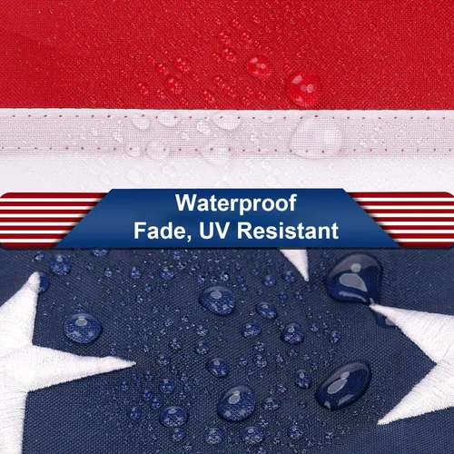 Miniatura 4 de Bandera estadounidense de 3 x 5 para exteriores, bandera estadounidense resistente de 3 x 5 pies, banderas estadounidenses para exteriores de 3 x 5