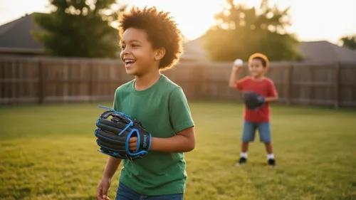 Miniatura 5 de PHINIX Guantes de béisbol para niños de Tee Ball y guantes de entrenamiento de 21.6 cm Lanzamiento de mano derecha naranja