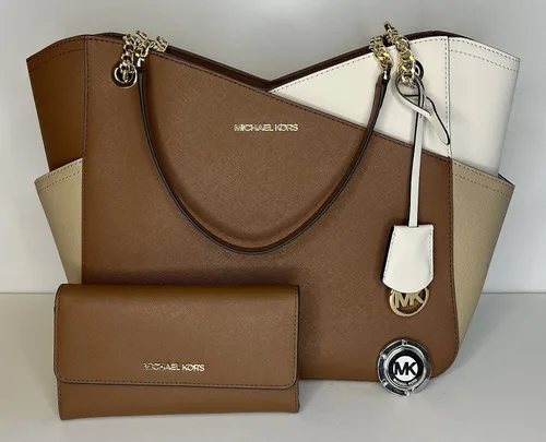 Miniatura 2 de Michael Kors Jet Set - bolsa de hombro para viaje con cadena grande cartera triple Michael Kors Jet Set