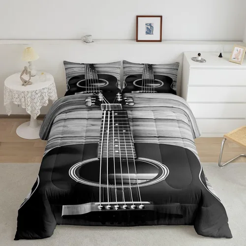 Miniatura 32 de Erosebridal Juego de ropa de cama individual para niñas, juego de edredón de juegos para niños, juego de cama de juegos para niños, color naranja