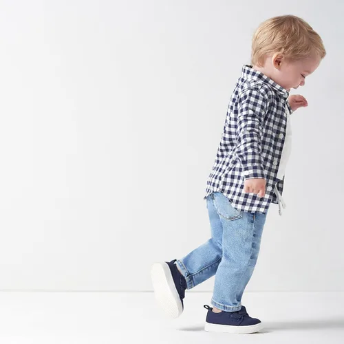 Miniatura 2 de Gerber Baby Toddler Rib Waist Stretch Denim Skinny Jeans