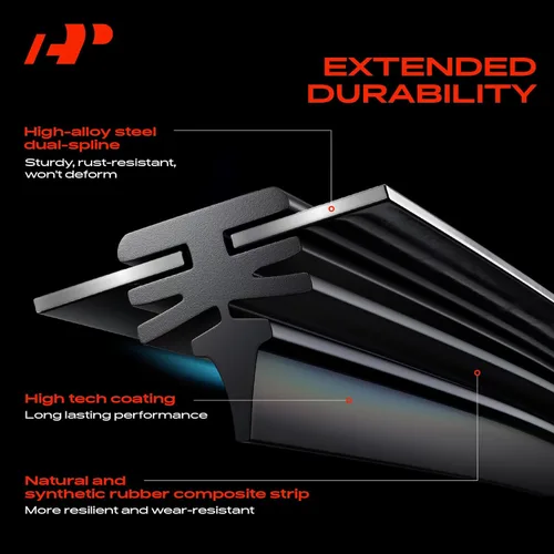 Miniatura 5 de A-Premium Coupé - Limpiaparabrisas de 28 pulgadas + 24 pulgadas compatible con Honda Civic 2012, 2013, 2014, 2015, compatible con brazo