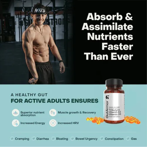 Miniatura 10 de Salud intestinal y cardíaca + apoyo inmunológico 1 mes de suministro 30 cápsulas de gel suave butirato puro de 350 mg y vitamina D3 2000 IU