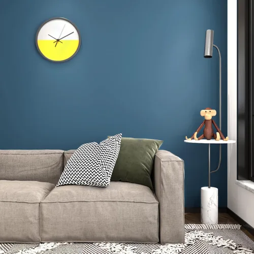 Miniatura 2 de Stickyart Papel tapiz azul oscuro para despegar y pegar, papel adhesivo azul para armarios, cajones, cocina, dormitorio, papel tapiz autoadhesivo