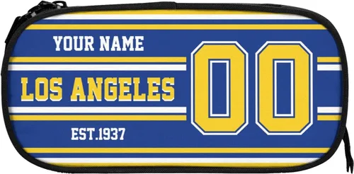 Miniatura 10 de Estuche de lápices personalizado Arizona con número de nombre, caja de lápices personalizada estilo fútbol, estuche de bolígrafo personalizado