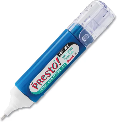 Pentel Presto Correction Pen 1/ Package - Punta fina de 0.4 fl oz (ZL31WBP-K6)