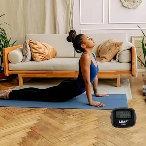 Miniatura 6 de Temporizador de intervalos para HIIT Run Boxing Yoga – Pantalla LCD de vibración y alarma, cronómetro, temporizador de repetición para entrenamiento