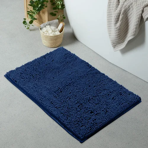 Miniatura 127 de LuxUrux Tapete de microfibra afelpada, de felpilla extrasuave, pelo largo de 1 pulgada, muy absorbente, para baño o ducha, lavar y secar a máquina