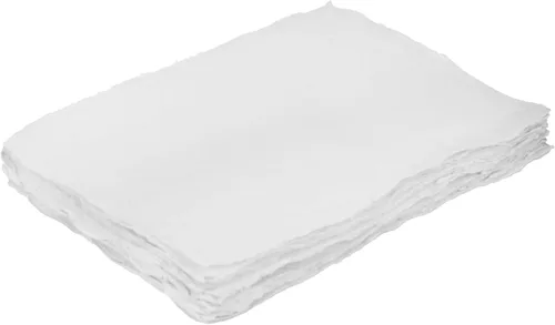 Miniatura 11 de Papel de borde Deckle hecho a mano de 11 x 7 pulgadas, papel de algodón reciclado de 200 GSM, paquete de 25 hojas, perfecto para acuarela, dibujo