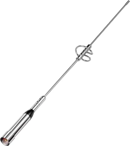 Miniatura 5 de Bingfu Antena de alta ganancia para radio de jamón móvil para vehículos, VHF UHF de doble banda 136-174MHz 400-470MHz, antenas antioxidantes