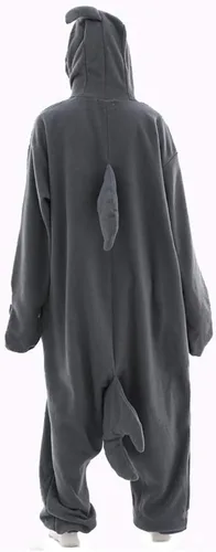 Miniatura 3 de Pijama mameluco de tiburón para mujer, disfraz de tiburón