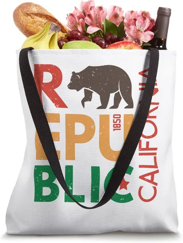 Miniatura 4 de Bear California Republic State Flag Animal Lover Hombres Mujeres Tote Bag