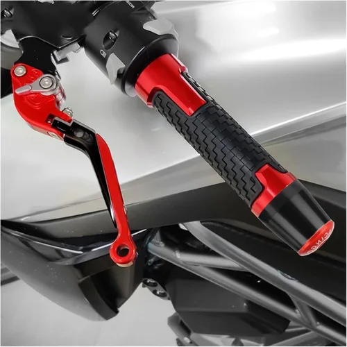 Miniatura 2 de Empuñaduras de manillar de motocicleta de 78 pulgadas, 0.866 in, agarres de manillar de motocicleta, tapa de extremo para Yamaha XT660E XT660 XT 14