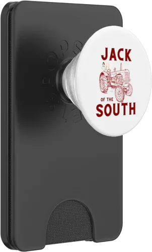 Miniatura 7 de Jack of the South Pollo en tractor rojo Vida de granja PopSockets estándar PopGrip
